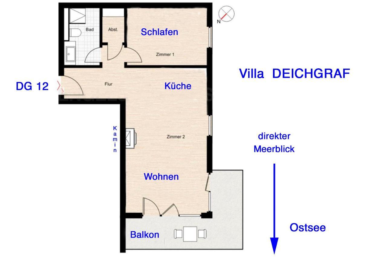 Villa Deichgraf 12 "Meerblick" Borgerende-Rethwisch Bagian luar foto